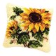 thumbnail image 1 of Kits de s de pestillo con funda de almohadil para herramientas básicas Girasol Zulema Latch Hook Rug Kit, 1 of 8