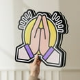 thumbnail image 6 of Prayer 3D Novelty Light Box, Religious Worship Lamp, Hands Gesture Night Light, Spiritual LED Decor, Faith Gift (Width 24 inch, 60cm), 6 of 9