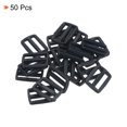 thumbnail image 3 of Unique Bargains 1 Inch Tri-Glide Slide Buckles Webbing Strap Fastener, Navy Blue, 50 Pack, 3 of 5