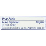 Sominex Original Formula Night-Time Sleep Aid Tablets, 72 Count