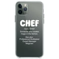 thumbnail image 1 of DistinctInk Clear Shockproof Hybrid Case for iPhone 13 Pro MAX (6.7" Screen) - TPU Bumper Acrylic Back Tempered Glass Screen Protector - Chef Definition - Magic in the Kitchen, 1 of 2