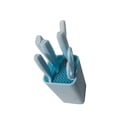 thumbnail image 2 of JUEGO DE 7 CUCHILLOS DE ACERO INOXIDABLE CON MANGO Y BLOQUE AZUL CLARO 39793, 2 of 3