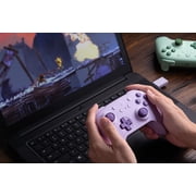 8BitDo Ultimate 2C Wireless Controller for Windows PC and Android, with 1000 Hz Polling Rate, Hall Effect Joysticks and Triggers, and Remappable L4/R4 Bumpers (Purple)