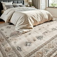 thumbnail image 3 of D Boho Area Rug for Living Room Machine Washable Rug Non Slip Carpet Soft Living Room Rug Room Decor Rugs for Bedroom Kids Playroom, 3 of 7