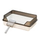 thumbnail image 5 of Bandeja de arena para mascotas, inodoro, capacidad de 22 libras, caja de arena para gatos, para conejos gris negro, 5 of 9