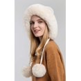 thumbnail image 4 of LinYooLi Warm Fuzzy Hats for Women Soft Thick Cute Bearies Trendy Slouchy Cap for Winter Fall Spring, 4 of 6