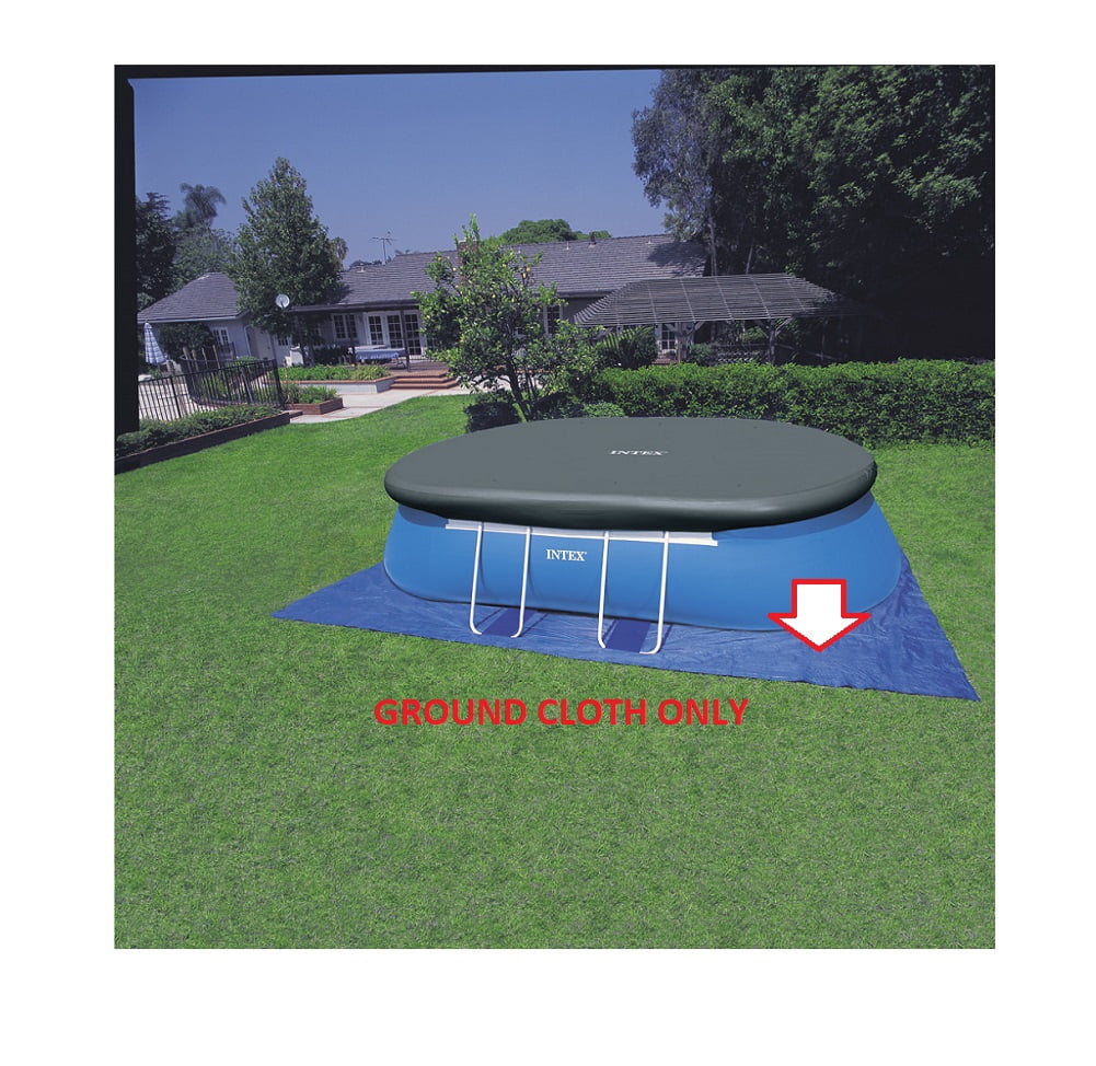 Replacement Intex 18FT x 10FT Ground Cloth for Oval Swimming Pool
