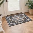 thumbnail image 4 of Findosom 3pcs Washable Kitchen Rug Set,Non-Slip Floral Boho Kitchen Mats Kitchen Runner Rug Floor Carpet for Hardwood Floor,Sink,Entryway,Bathroom,Home Decor,20"x32"+20"x48"+20"x59", 4 of 10