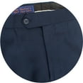 thumbnail image 7 of Men’s Premium Modern Fit Navy Blue With Black Peak Lapel One Button Tuxedos, 7 of 7