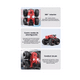 thumbnail image 5 of Coche Teledirigido Recargable Todoterrenofantilcon Steam2.4g Rojo negro, 5 of 5
