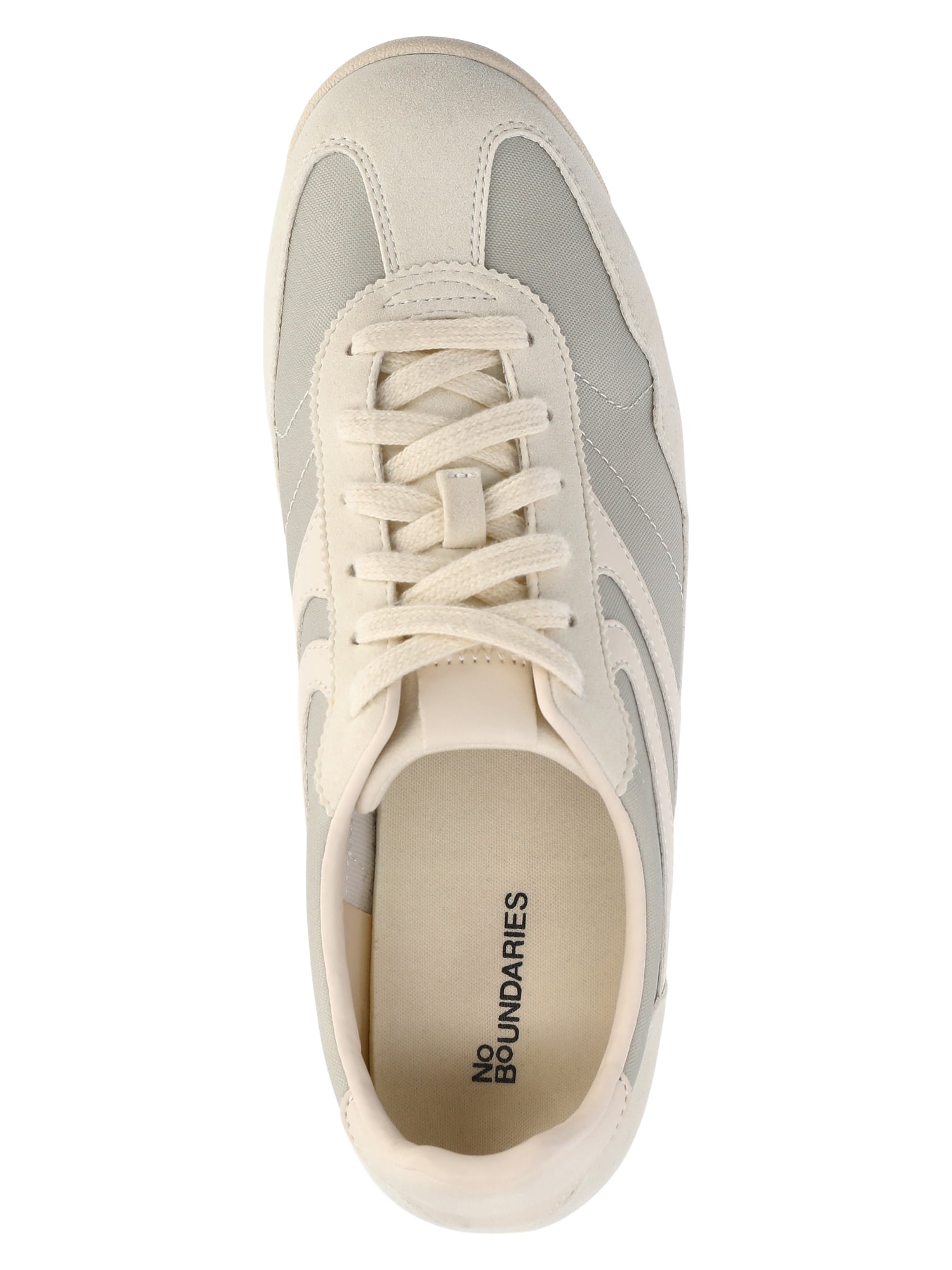 No Boundaries Retro Lace-Up Sneakers, Women's