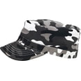 thumbnail image 4 of Cadet Army Military Fitted Botton Cap Basic Everyday Castro Radar Hat, 4 of 7