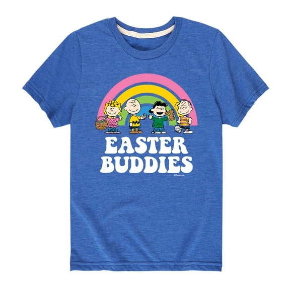 Peanuts - Easter Buddies - Toddler And Youth Short Sleeve Graphic T-Shirt