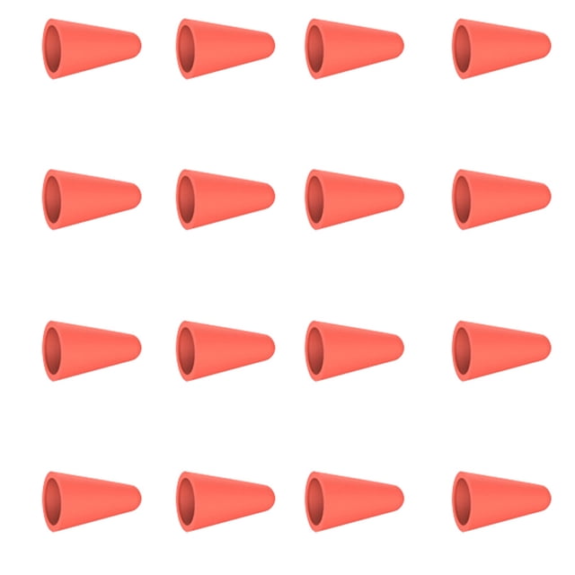 Cubierta de punta de cubierta de lápiz protectora 16pcs compatible para lápiz de manzana 1/2 color mezclado