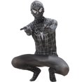 thumbnail image 1 of Disfraz de Spiderman para adultos y niños, traje Zentai de superhéroe, color negro/rojo, para carnaval Fivean unisex, 1 of 2