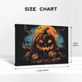 thumbnail image 4 of 8x12 inch Frameless Canvas Painting Moonlit Pumpkin Head,Bathroom,Cafes,Man Cave,Lounge Picture Wall Decor,Enchanting Pumpkin Head Decorative Painting,Funny Holiday Decor Poster,For Cafe,Bar, 4 of 6