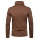 thumbnail image 4 of Camisas de Hombre Blusas de Manga Larga Con Cuello Redondo Blusa de Cuello Alto Sólida Informal Blusa de Camisa Básica Odeerbi  ODB-4, 4 of 4