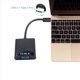 thumbnail image 4 of 2X USB-C USB3.1 Tipo-C Aplicable A Cable Adaptador VGA Macho A VGA Hembra Convertidor de Transferencia de Video 1080P Adecuado para 12 Pulgadas, 4 of 5