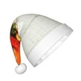 thumbnail image 2 of Honeii Thanksgiving With Autumn Print Hat Santa Claus Hat For Xmas Party, Christmas Caps For Boys Girls Child,Christmas Beanie, 2 of 6