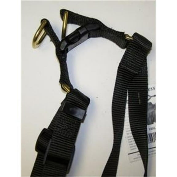 Omni Pet 445-19010 Omni Pet No.19LBKStep in Harness Nylon Size 22-33in Large Color Black