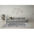 thumbnail image 3 of Ahgly Company Indoor Square Oriental Gray Traditional Area Rugs, 5' Square, 3 of 4
