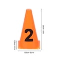 thumbnail image 4 of Shisuyan Number Cones Orange for Agility Improvement 1 Set 9.04X5.31X5.31in, 4 of 8