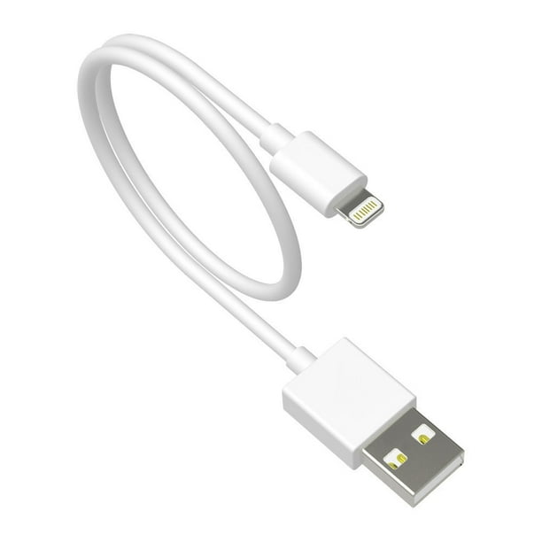 Câble de chargeur de synchronisation de données Lightning vers USB  compatible avec les appareils iPhone 8 - par NEM 3 pieds de long - Blanc 