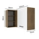 thumbnail image 2 of Alacena Gabinete Superior De Esquina Cocina Madesa Agata MB, 2 of 5