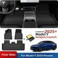 thumbnail image 2 of XPE Floor Mats Cargo Liner for Tesla Model Y Juniper / Launch 2025 All Weather Anti Slip Waterproof Floor Liner Boot Mats, 2 of 7