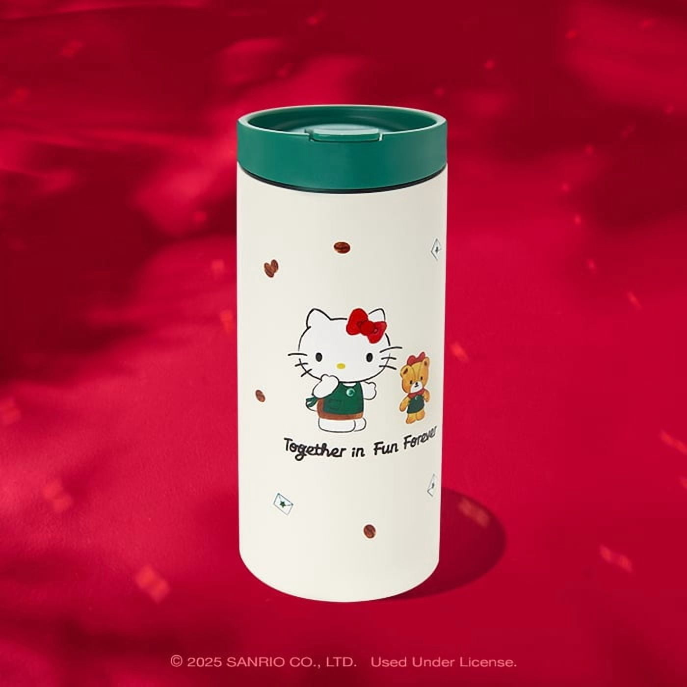 スターバックスStarbucks Kittyステンレスボトル 水筒 キテイ Starbucks x Hello Kitty Stainless Steel Tumbler, 12 oz, Multicolor