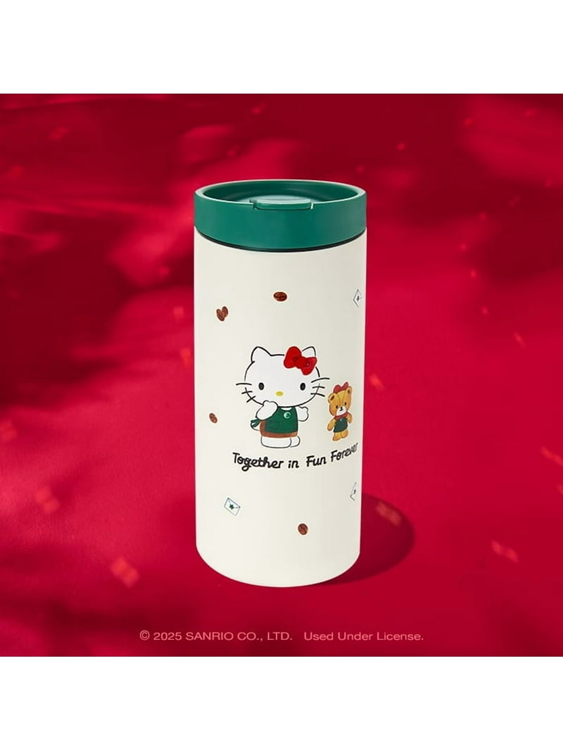 Starbucks x Hello Kitty Stainless Steel Tumbler 12 oz Pink Graphic
