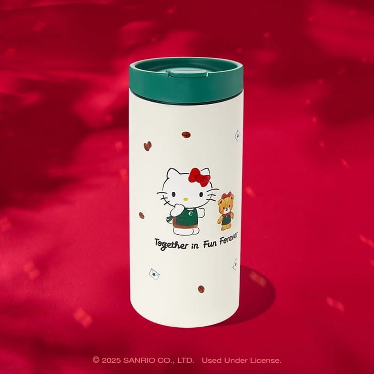 Starbucks x Hello Kitty Stainless Steel Tumbler 12 oz Pink Graphic 