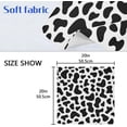 thumbnail image 7 of Dreamtimes Black White Cow Pattern Cloth Napkins Set of 6,Reusable Washable Polyester Dinner Table Napkins for Kitchen,Dining,Restaurant,Party Decoration, 7 of 7