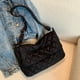 thumbnail image 3 of Bolso bandolera acolchado para mujer Bolso bandolera hinchado Bolso bandolera con solapa suave Bolso comprador, 3 of 9