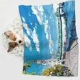 thumbnail image 6 of Disketp Urban Riverside Clock Tower Dog Blanket/Bed Cover for Dogs and Cats,Puppy Essentials-Small, 6 of 8