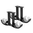 thumbnail image 4 of 1 Pair Curtain Rod Bracket Curtain Accessories Double Rod Strut Frame (Black), 4 of 8