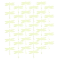 OUNONA 35-Piece Glow In The Dark Dragonfly Wall Stickers for Kids Baby Bedroom and Home Decoration
