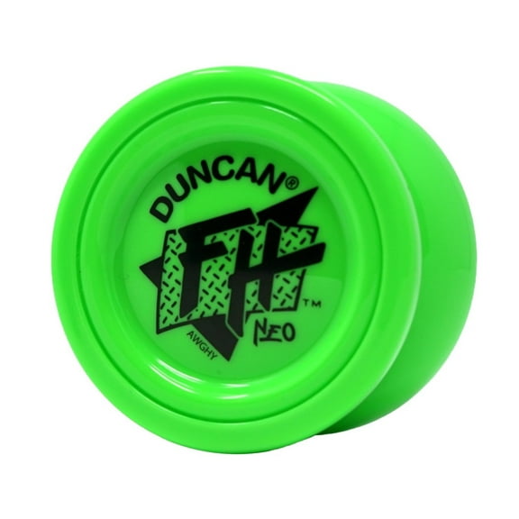 Freehand ONE Yo-Yo - Iconic Butterfly Shape - Polycarbonate YoYo (NEO Edition - Neon Green)