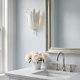 thumbnail image 2 of 1 Light Wall Sconce In Bohemian Style-13.75 Inches Tall And 13 Inches Wide-Textured White Finish Capital Lighting 649511Xw, 2 of 7