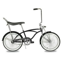 Tracer Tamron 20 Inch Lowrider Cruiser Bike - 140H Wheel with Banana Seat - Matte Black