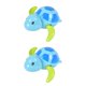 thumbnail image 1 of Ounissouiy Linda tortuga Animal de dibujos animados, juguete de agua clásico para bebé, tortuga de natación infantil, cadena enrollada, Type2 NO2, 1 of 6