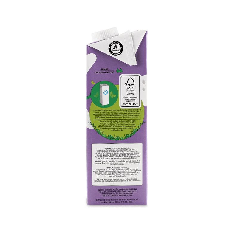 Indulac Lactose Free Whole Milk, 32oz - Walmart.com