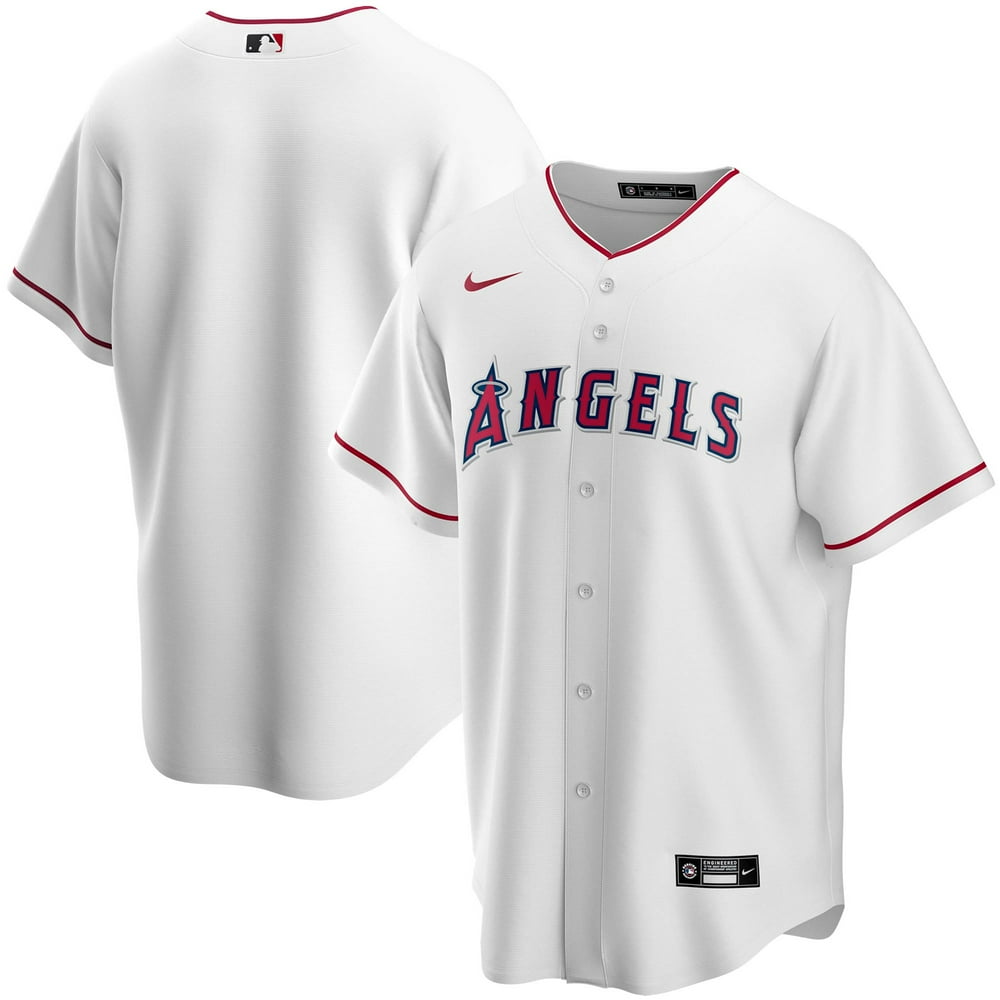 Los Angeles Angels Nike Home Replica Team Jersey White