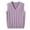 b11-Purple, variant on KPOPLK Fall Unisex Sweater Vest Boy and Girl Cable Knit Cotton Vest Kids Uniform Vest for Little Big Childrens Teenage Size 5-6 Years,Pink