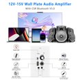 thumbnail image 4 of Amplificador PNWCZ Bluetooth de 2 canales USB Mic Aux 120 W, 4 of 7