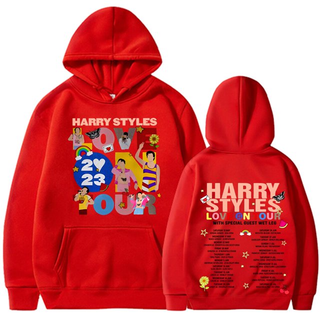 Sudadera con capucha de concierto Love on Tour para hombre y mujer, suéter Unisex de manga larga con capucha, estilo Harajuku, Hip Hop, Y2k, 2023