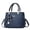 Blue#160, variant on Women's PU Leather Tote Bag Black Crossbody Shoulder Handbag with Star Charm Adjustable Strap Large Capacity Work Office Casual Daily Use Purse
