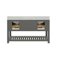 thumbnail image 7 of Water Creation Madalyn 60" Double Sink Wood Bathroom Vanity in Gray and White, 7 of 7