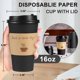 thumbnail image 2 of Tazas de café Clawsoff, paquete de 100 unidades, con tapas, fundas y pajitas, 2 of 6
