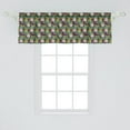 thumbnail image 2 of Ambesonne Plant Window Valance, Exotic Nature Image, 54" X 18", Multicolor, 2 of 3